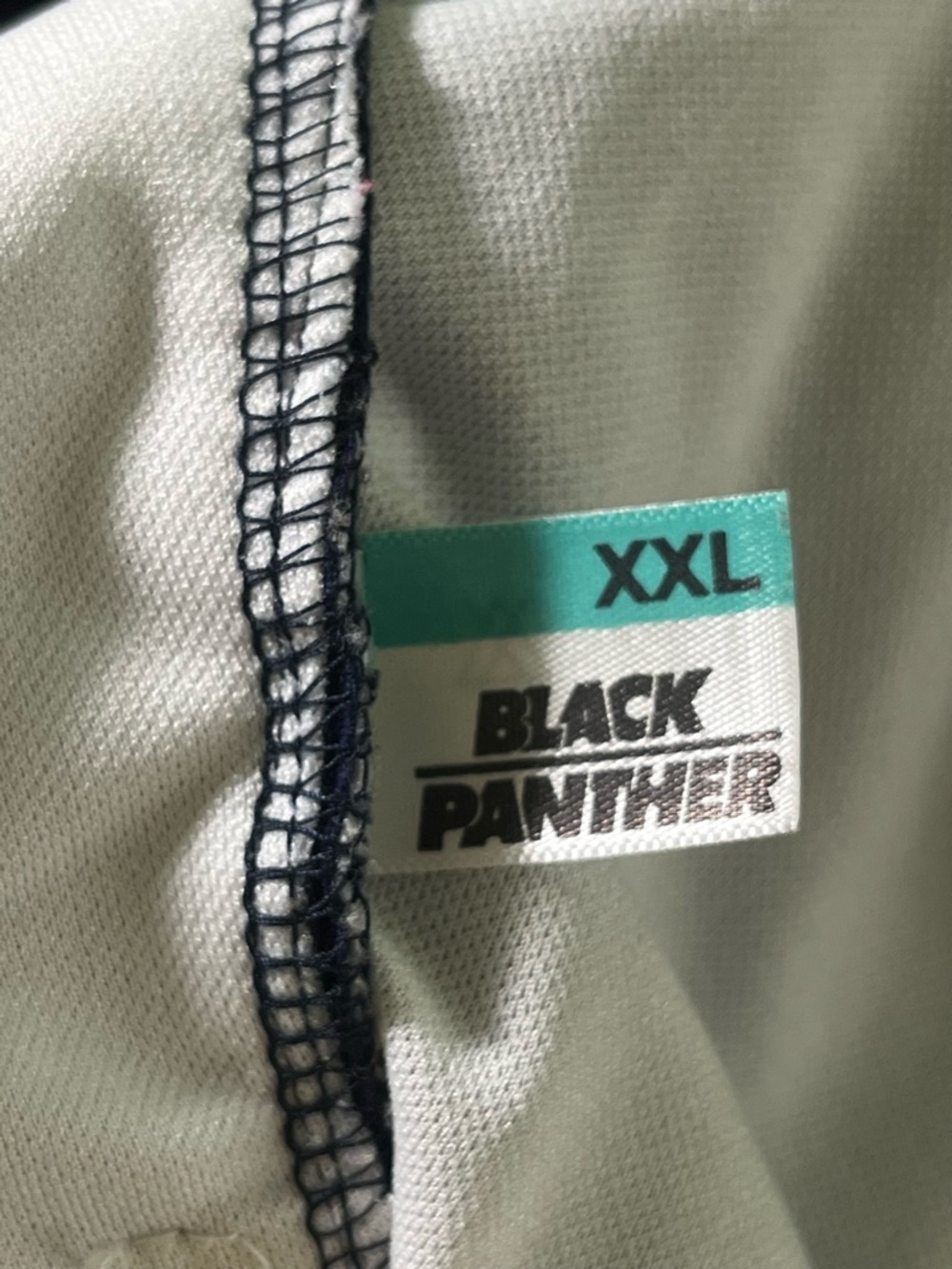 Black Panther Navy Frock Style One-Piece Swimsuit with Teal Lace Panel XXL - Picture 4 of 8